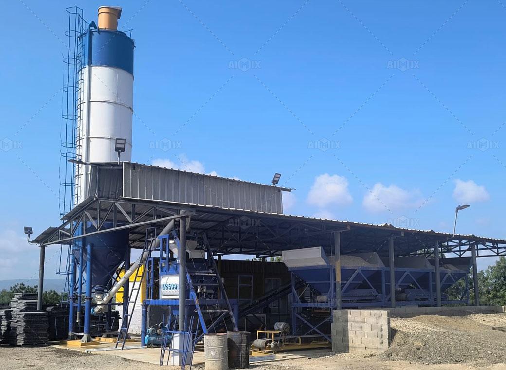 Planta de concreto prefabricado aj25 en republica dominicana